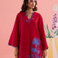 Stitched Embroidered Cambric Shirt+ Shalwar