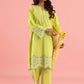 Stitched Embroidered Lawn Shirt+ Culotte