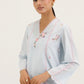 Stitched Embroidered Lawn Shirt+ Culotte