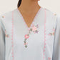 Stitched Embroidered Lawn Shirt+ Culotte