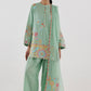 Stitched Embroidered Lawn Suit