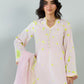 Stitched Embroidered Lawn Suit