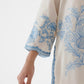 Stitched Embroidered Slub Lawn Shirt+ Culotte
