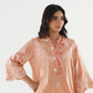 Stitched Embroidered Lawn Shirt+ Culotte