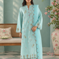 Stitched Embroidered Slub Lawn Suit