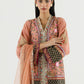 Stitched Embroidered Raw Silk Suit