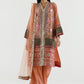 Stitched Embroidered Raw Silk Suit