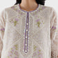 Stitched Printed Woven Net Suit
