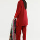 Stitched Embroidered Lawn Suit