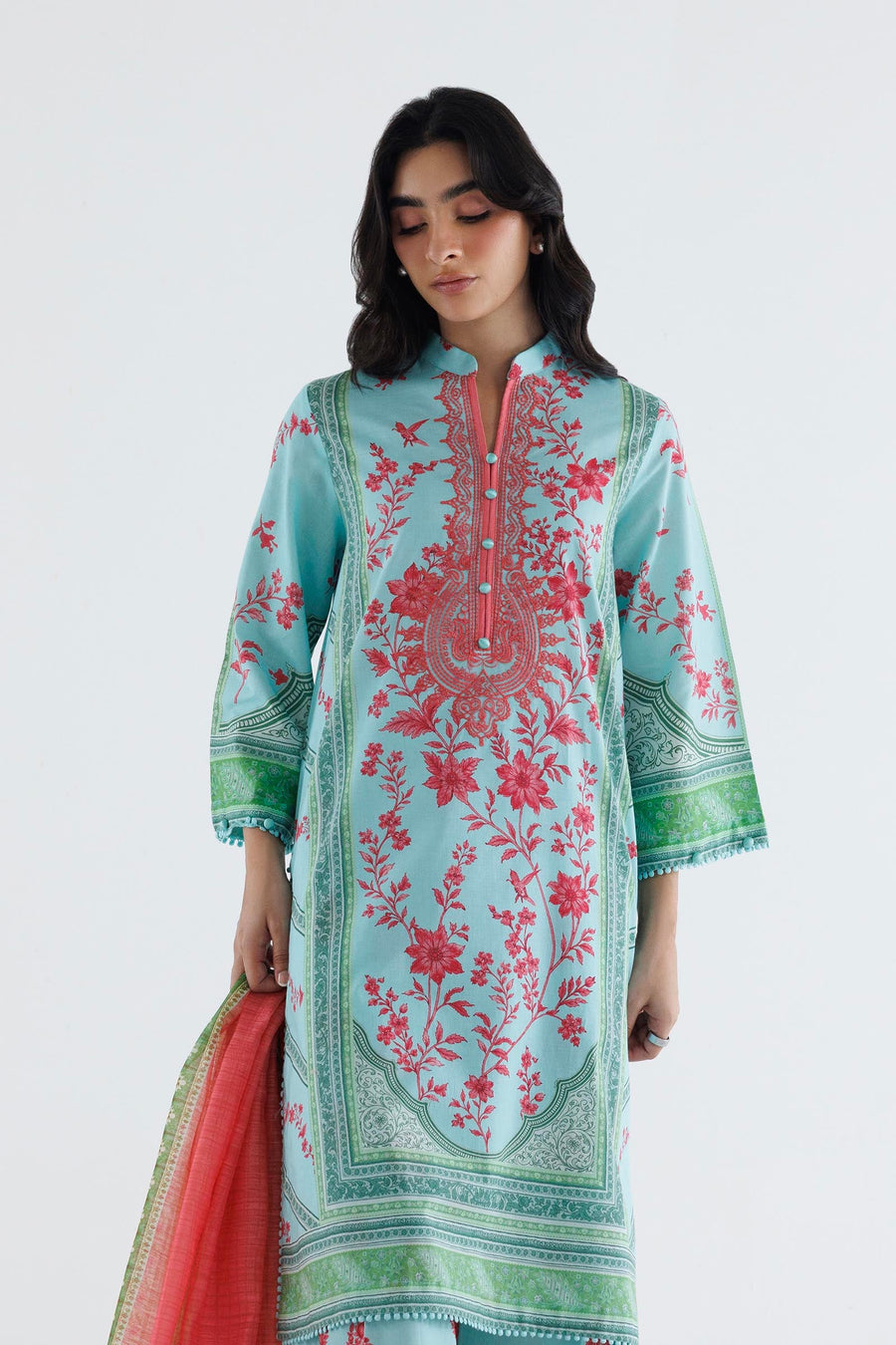 Stitched Printed Lawn Suit