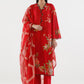 Stitched Embroidered Muzlin Suit