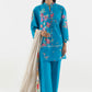 Stitched Embroidered Muzlin Suit