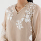 Stitched Embroidered Muzlin Suit