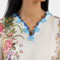 Stitched Embroidered Muzlin Suit