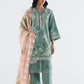 Stitched Embroidered Cambric Suit