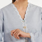 Stitched Embroidered Chambray Shirt+ Shalwar