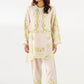 Stitched Embroidered Raw Silk Shirt + Shalwar