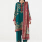Stitched Embroidered Raw Silk Suit