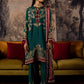 Stitched Embroidered Raw Silk Suit