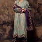 Stitched Embroidered Raw Silk Suit