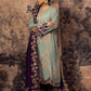 Stitched Embroidered Raw Silk Suit