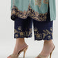 Stitched Embroidered Raw Silk Suit