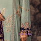 Stitched Embroidered Raw Silk Suit