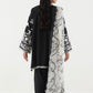 Stitched Embroidered Raw Silk Suit