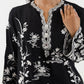 Stitched Embroidered Raw Silk Suit
