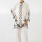 Stitched Embroidered Stripe Zuri Shirt+ Culotte