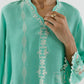 Stitched Emboidered Raw Silk Shirt+ Shalwar