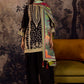 Stitched Embroidered Raw Silk Suit