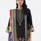 Stitched Embroidered Raw Silk Suit