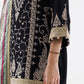 Stitched Embroidered Raw Silk Suit