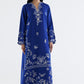 Stitched Embroidered Raw Silk Shirt+ Culotte