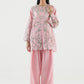 Stitched Embroidered Lawn Shirt+ Culotte
