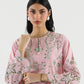 Stitched Embroidered Lawn Shirt+ Culotte