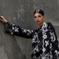Stitched Embroidered Raw Silk Shirt+ Shalwar