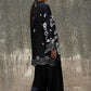 Stitched Embroidered Raw Silk Shirt+ Shalwar