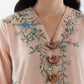 Stitched Embroidered Chambary Shirt+ Culotte