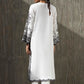 Stitched Embroidered Khaadi Silk Shirt+ Culotte