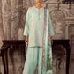 Stitched Embroidered Raw Silk Suit