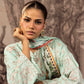 Stitched Embroidered Raw Silk Suit