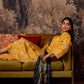 Stitched Embroidered Raw Silk Suit