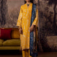 Stitched Embroidered Raw Silk Suit
