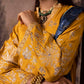 Stitched Embroidered Raw Silk Suit