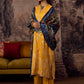 Stitched Embroidered Raw Silk Suit