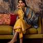 Stitched Embroidered Raw Silk Suit