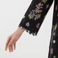 Stitched Embroidered Lawn Shirt+ Culotte