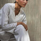 Stitched Embroidered Khaadi Silk Shirt+ Shalwar